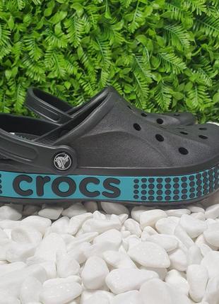 Crocs bayaband logo motion clog черные сабо кроксы4 фото