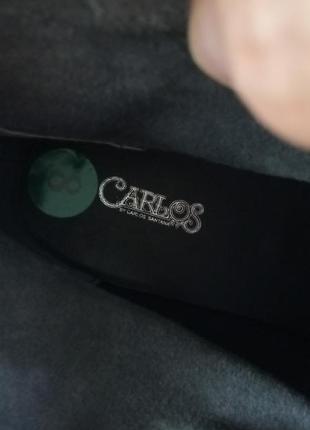Шикарні замшеві ботильйони carlos santana сша9 фото