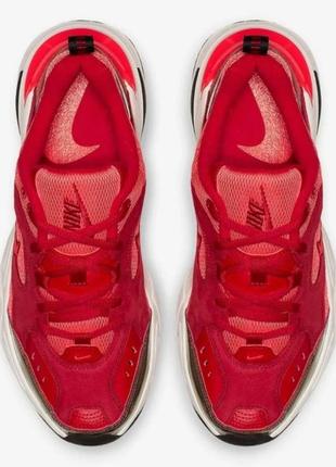 Новые кожаные кроссовки nike m2k tekno red suede eur 42 (27 см) кросівки