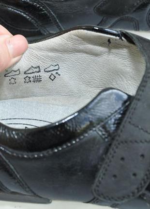 Зручні Шкіряні туфлі мокасини на широку проблемну ногу3 фото