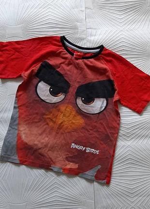 💙💛💚 мягкая фирменная футболка angry birds