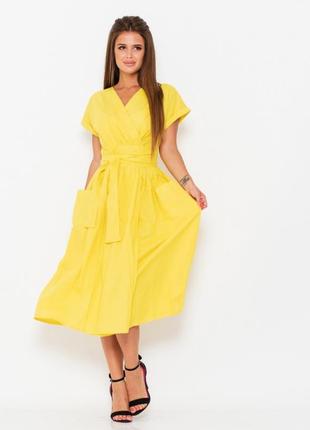 Жовта сукня3 фото