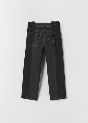 10 лет 140 см новые фирменные джинсы прямые с прошивкой девочке зара zara3 фото