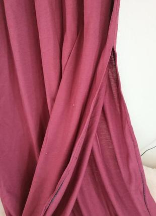 Сарафан бордовий / літня довга сукня3 фото