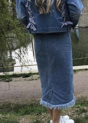 Жакет піджак куртка джинсова джинсовка вітровка джинс7 фото