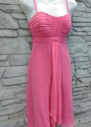 Розпродаж!!! ошатне, вечірній, коктейльне плаття рожевого кольору debut2 фото
