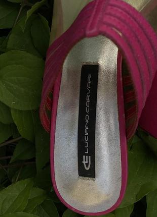 Туфли ярко-розового цвета3 фото