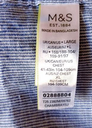 Сорочка marks & spencer® льон l-xl7 фото