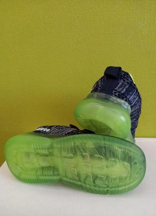 Кросівки для хлопчика текстильні , миготливі , що світяться, кросівки для хлопчика тестильные