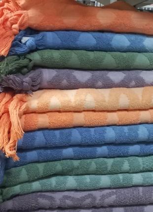 Полотенце махровое, набор home line "ocean" рушник махровий