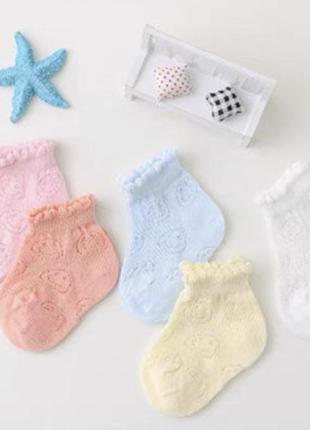 Набір носочків для малюка 6-12 міс1 фото