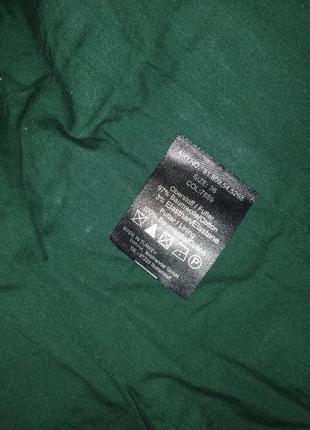 Натуральный коттон 97% жакет пиджак на пуговицах темно зеленый comma7 фото