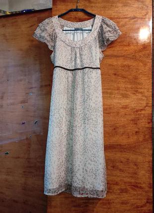 Нежное шифоновое платье размер xs-s плаття сукня2 фото