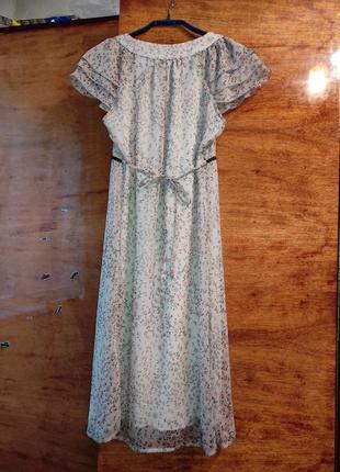 Нежное шифоновое платье размер xs-s плаття сукня3 фото