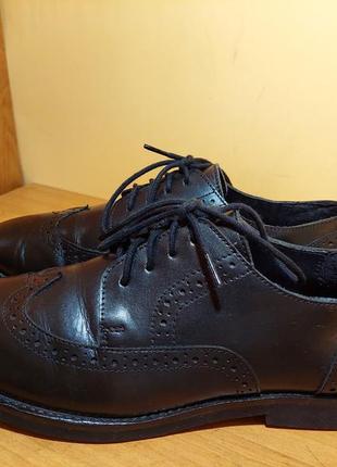 Кожаные туфли  оксфорд  friboo4 фото