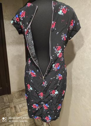 Платье, платье 👗 из вискозы, цветочный принт3 фото