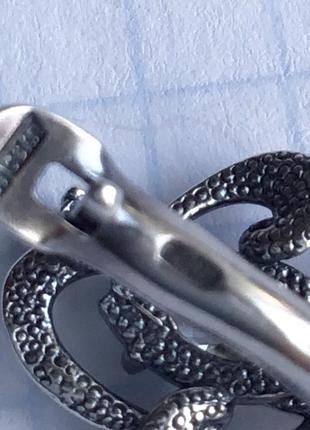 Серьги серебро 925,б/у 4