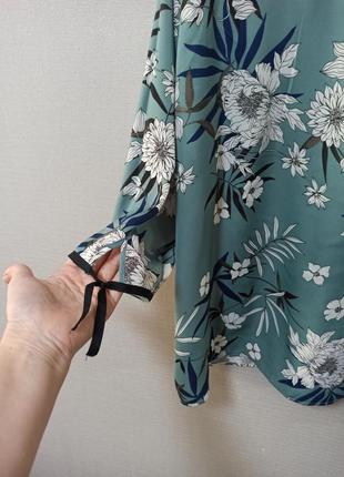 Невесомая блуза, туника цветочный принт bonita3 фото