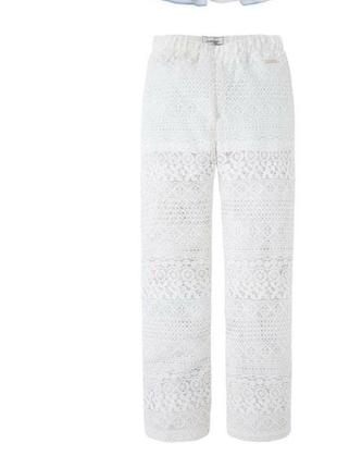 Дешево мереживні штани для зростання 128см на х/б підкладці h＆m