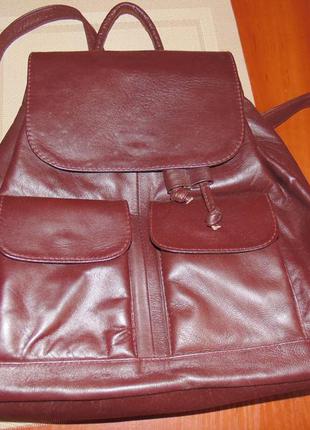 Городской рюкзак натуральная кожа египет /большой выбор сумок/2 фото