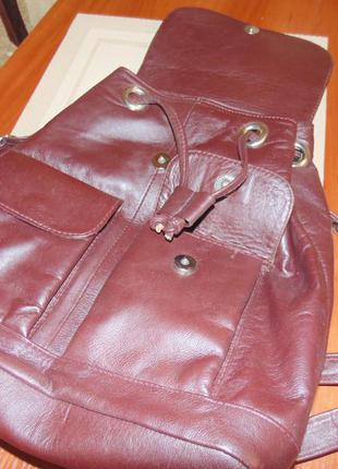 Городской рюкзак натуральная кожа египет /большой выбор сумок/3 фото