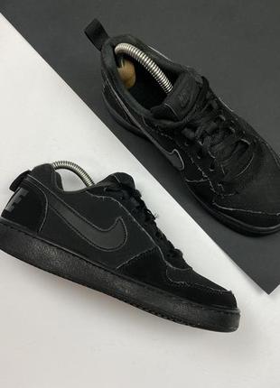 Кроссовки nike court borough low original 36р черные