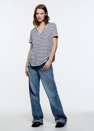 Нова футболка zara у смужку