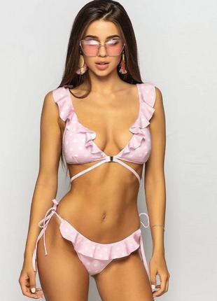 Класний купальник горох