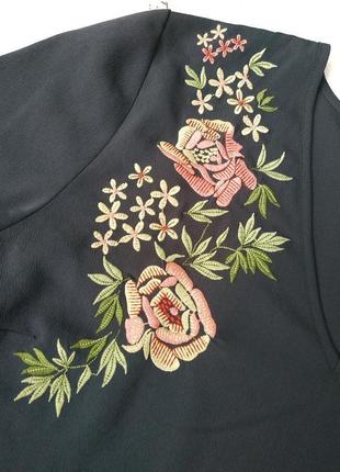 Шикарная блузка с вышивкой💐2 фото