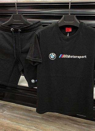 Комплекты на лето mototsport / тортовые мужские шорты + футболка