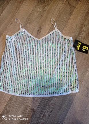 Майка в паєтки