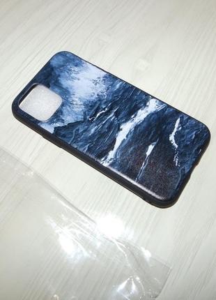 Чохол для iphone 11 pro морська хвиля , темне море дизайнерські чохли