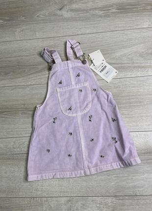 Джинсовый сарафан zara