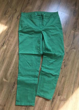 Стрейчеві зелені брюки