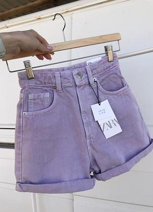 Zara шорти шорти мом моми mom fit