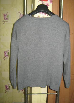 Стильный молодежный легкий полувер джемпер свитер marks & spencer 16р.турция2 фото