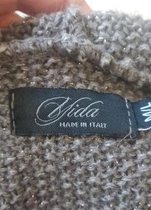 Безрукавка с капюшоном оверсайз жилетка италия9 фото