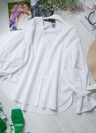 Блуза с объёмными рукавами5 фото