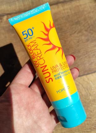 Солнцезащитный крем для лица и тела rorec sun screen 50+ spf pa+ + + 80 мл