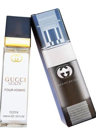 Тестер guilty pour homme 40мл