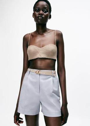 Zara шорти з защипами