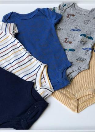 Боді carters для хлопчика всі розміри 3 6 9 12 18 24 міс