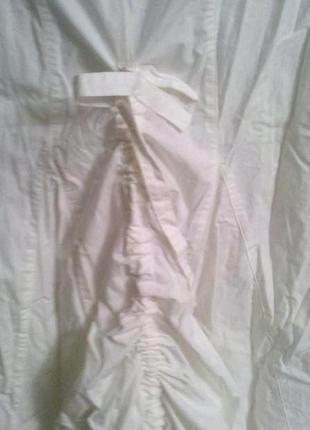 Роскошая белая юбка макси хлопок оборка р с-м-л3 фото
