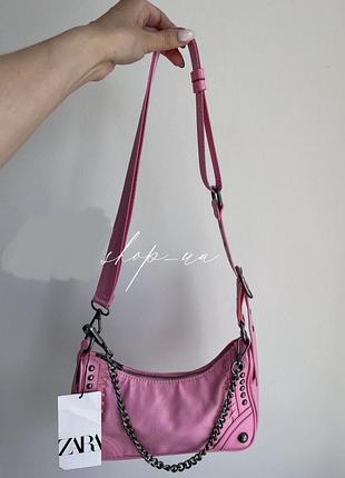 Трендовая сумка zara экокожа