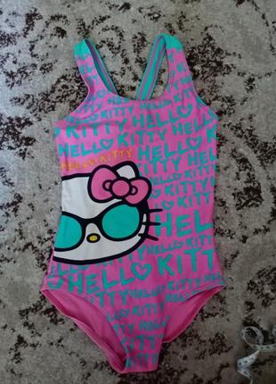 Розовый купальник george на 7-8 лет