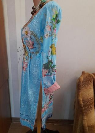 Вінтаж сукня  платье туника бохо етно пляжное вишивка3 фото