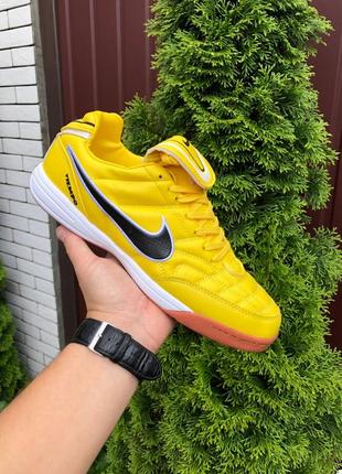 Спортивні кросівки для бігу і футболу / футзалки nike tiempo / чоловічі футбольні бутси