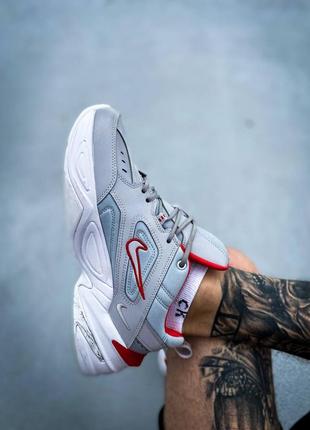 Nike m2k tekno "silver reflective"  мужские кроссовки найк м2к текно8 фото