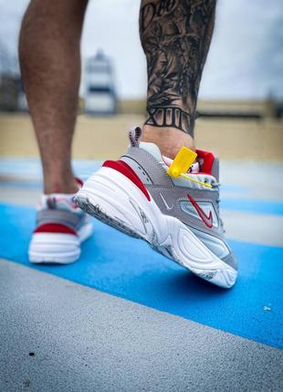 Nike m2k tekno "silver reflective" чоловічі кросівки найк м2к текно4 фото