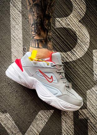 Nike m2k tekno "silver reflective" чоловічі кросівки найк м2к текно